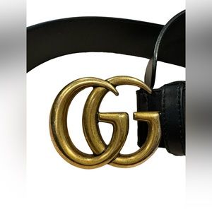Gucci GG Leather Belt